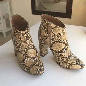 SNAKE SKIN BOOTIES